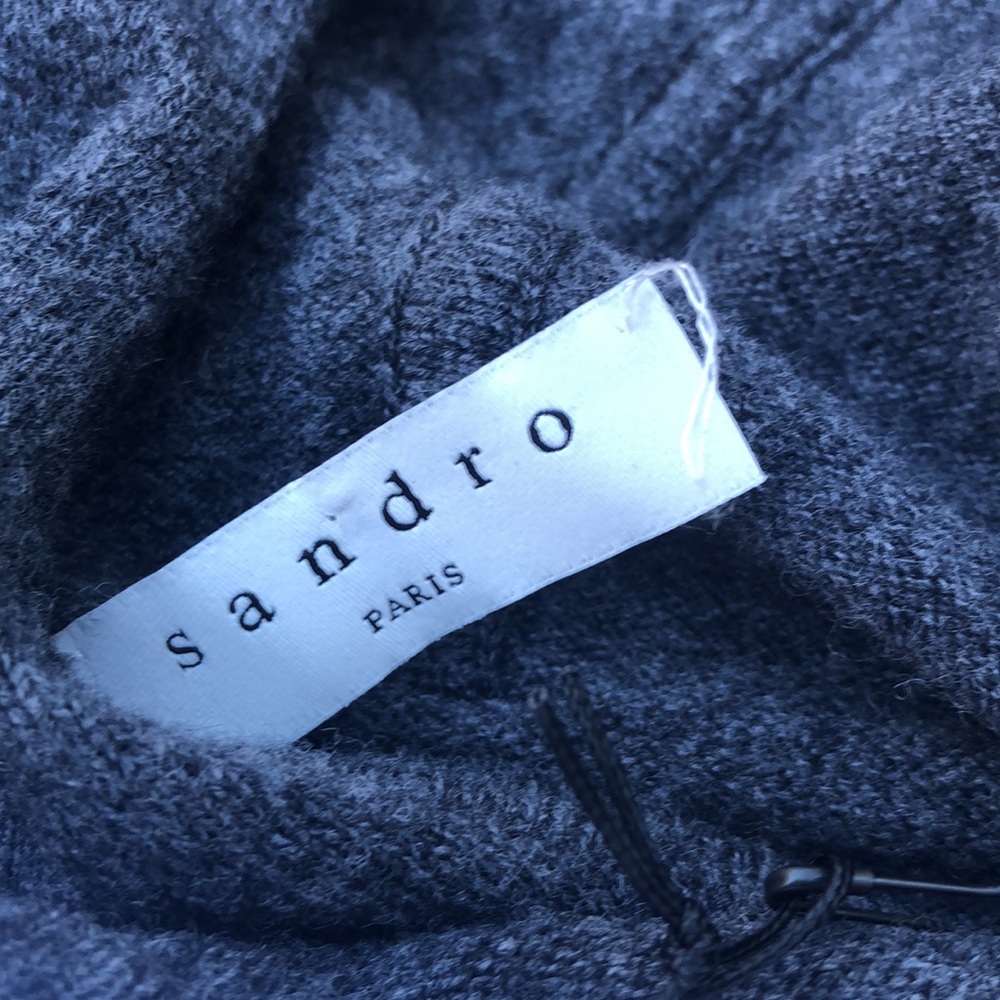 SANDRO PARIS Cashmere/Wool Hoodie(NWT) - Picture 7 of 11
